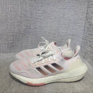 Adidas UltraBoost 22 Heat.Rdy GX8057 Womens Size 8 White Turbo Athletic Shoes